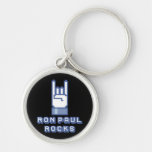 Ron Paul Rocks Keychain