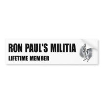Ron Paul's Militia bumper sticker