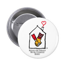 Ronald McDonald Hands Button