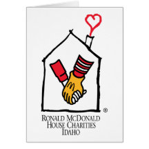 Ronald McDonald Hands Card