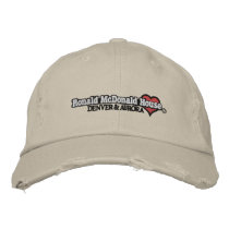 Ronald McDonald Heart Embroidered Baseball Caps