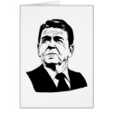 Ronald Reagan 1980 retro portrait cards