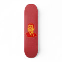 Ronald Reagan 1980 retro portrait skateboards