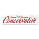 Ronald Reagan Conservative bumper stickers