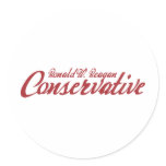 Ronald Reagan Conservative stickers