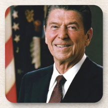 Ronald Reagan Drink Coasters