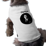 Ronald Reagan -- Dutch -- Black and White pet clothing