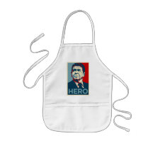 Ronald Reagan Hope Hero Poster - Reagan Bush 84 Aprons