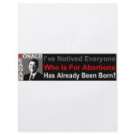 Ronald Reagan on Abortion flyers