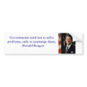 Ronald Reagan Quote Bumper Sticker bumper stickers