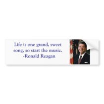 Ronald Reagan Quote Bumper Sticker bumper stickers
