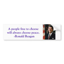 Ronald Reagan Quote Bumper Sticker bumper stickers
