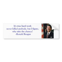 Ronald Reagan Quote Bumper Sticker bumper stickers