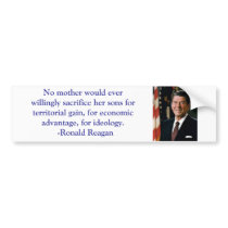 Ronald Reagan Quote Bumper Sticker bumper stickers