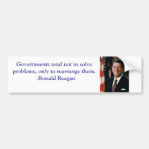 Ronald Reagan Quote Bumper Sticker