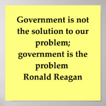 ronald reagan quote poster
