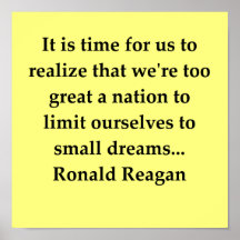 ronald reagan quote posters