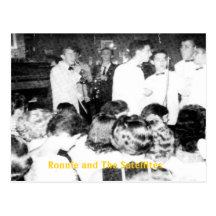 Ronnie and The Satellites Postcard