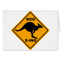 Roo Xing Sign Design Card