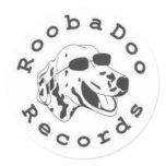 RoobaDoo Records Round Sticker