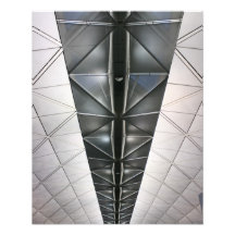 Roof at Hong Kong International Airport Photo Print