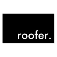 roofer. business card