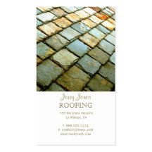 Roofing, photo business cards