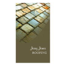 Roofing, photo business cards