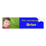 Room Bumper Sticker 002 bumper stickers