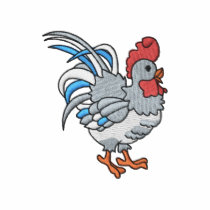 Rooster Embroidered Polo Shirt