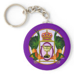 Rooster Eyes On The Prize Keychains