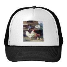 Rooster Hen Chicken Doves Mesh Hats