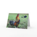 Rooster Humourous 50th Birthday Greeting Card