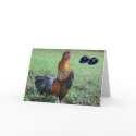 Rooster Humourous 70th Birthday Greeting Card