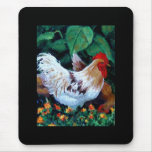 ROOSTER PAINTING MOUSE PADS