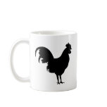 Rooster Silhouette Mugs
