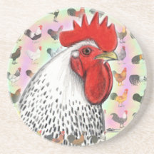 Roosters! Drink Coasters