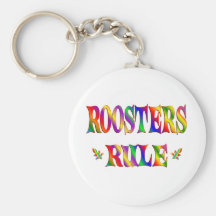 ROOSTERS RULE KEYCHAINS