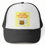 root beer trucker hat