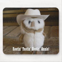 Rootin' Tootin' Hootin' Annie! Mouse Mats