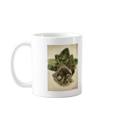 Roots 1 - Fine Botanical Art Coffee Mugs by LivingNature