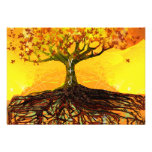 Roots of Love Romantic Tree Wedding RSVP Personalized Announcements