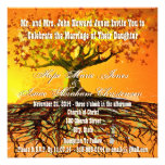 Roots of Love Square Wedding Invitation
