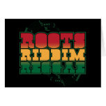 Roots Riddim Reggae Greeting Card
