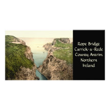 Rope Bridge, Carrick-a-Rede, County Antrim Photo Greeting Card