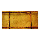 Rope pattern on paper background photo cards