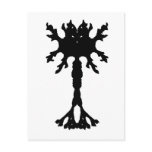Rorscach Inkblot Neuron Tote Bag postcards