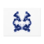 rorschach Bild picture Tintenkleckse inkblots Postkarte