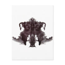 Rorschach Blot 4 Postcard