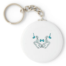 Rorschach Blot Key Chain